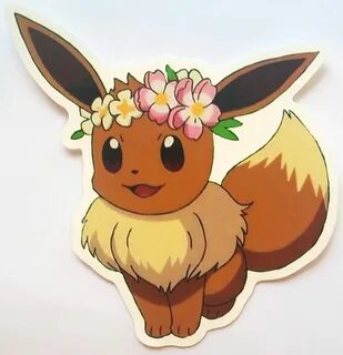 Pokemon Eevee Sticker Japanese, Anime zaralandclub Collectib