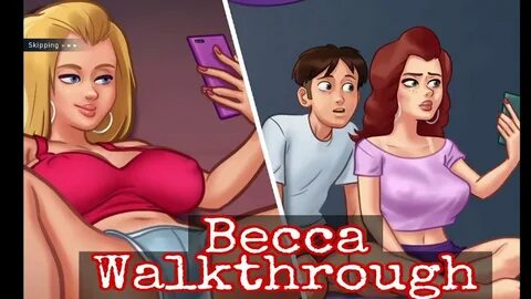 Becca Walkthrough Summertime saga Becca #Raknell - YouTube