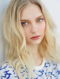 Nastya Kusakina character inspiration Blonde hair green eyes