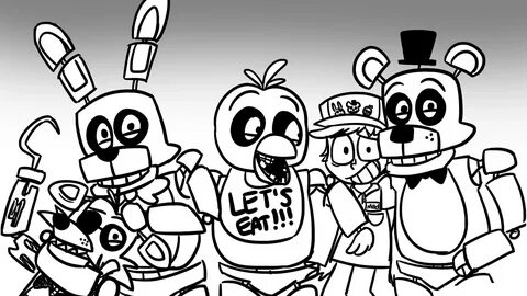 Five Nights at Freddy's Coloring Pages