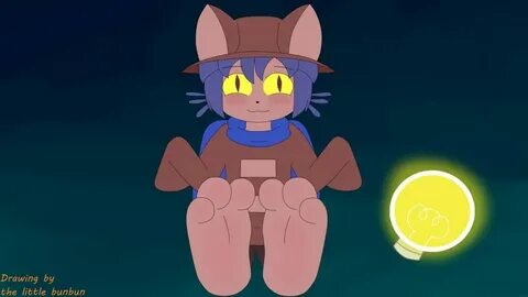 a cat showing some feetsies (niko) (oneshot) by The_little_b