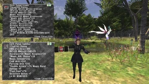 FFXI - New Cait Sith Mew Club + Crown in Action! - YouTube