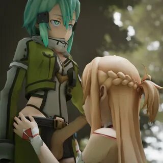 JustHopelessBaka 🔞 Twitterissä: "Asuna gives Sinon some tip 