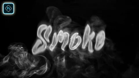Creative Smoke Text Effect In Photoshop 2021 - YouTube