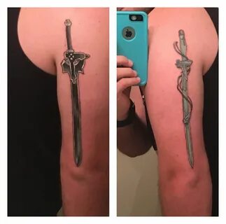 Sword art online tattoo Tattoos, Sword tattoo, Body art tatt