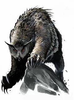 Mythic Owlbear by BenWootten on deviantART Fantasy creatures