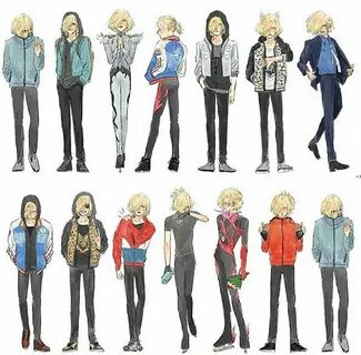 The many outfits of Yuri Plisetsky Creds to the artist Yuri 