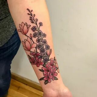 Japanese Flowers Tattoo