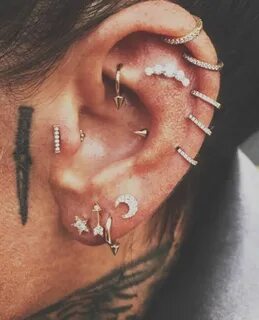 Pin by Morgan Yordy on Bodyy Art (With images) Ear piercings