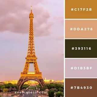 Eiffel Tower Color Palette #17 - Ave Mateiu Urban color pale