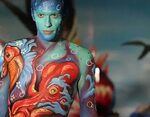 The Samui International body painting competition in Thailan