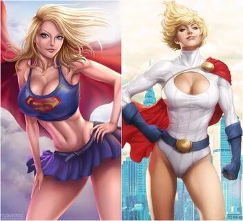 Power girl sexy