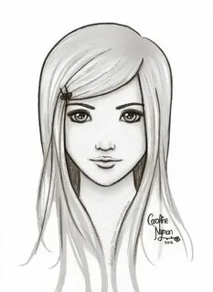 Easy people drawings, Pencil drawings of girls, Cool drawing