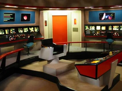 Bridge of (TOS) U.S.S. Enterprise NCC-1701 Star trek bridge,