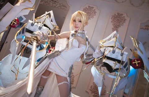 Azur Lane Jeanne D’Arc Cosplay by Aqua Conquers the Beach - 