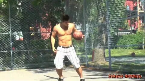 Hot Gay Muscle Jock Shirtless Basketball Workout - YouTube