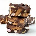 Peanut Butter Rocky Road Recipe Easy chocolate desserts, Roc