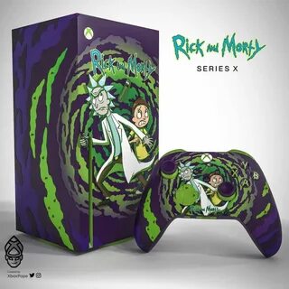 Rick and Morty themed Xbox Series X gaming console Xbox, Gam