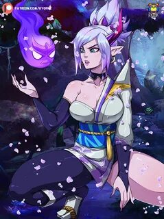 Spirit Blossom Riven Render League Of Legends By Cathrinegfx