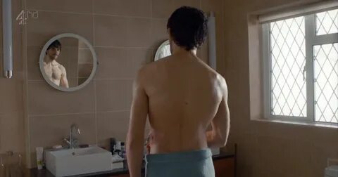 ausCAPS: Colin Morgan shirtless in Humans 1-07 "Episode #1.7