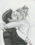 Wedding Kiss by lezzybum on deviantART Romantic drawing, Ske