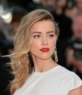 And the Name of the Perfect Red Lipstick Amber Heard Wore in