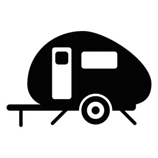 Camper trailer flat icon #AD , #Aff, #Ad, #trailer, #flat, #