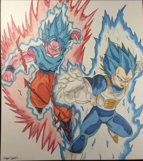 Images Of How To Draw Vegeta And Goku