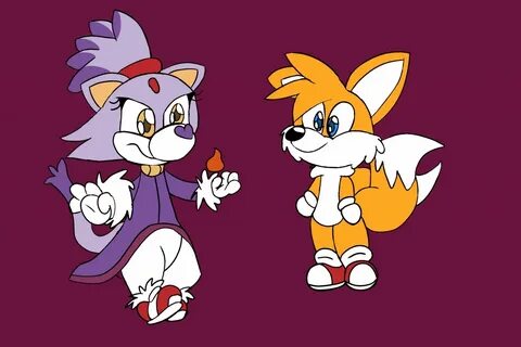 Blaze 'n' Tails by pinkfur17 -- Fur Affinity dot net