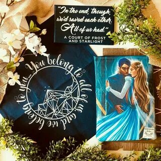 FEYRE AND RHYSAND A court of mist and fury, Graphic design c