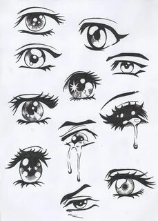 doodle eyes Drawings, Easy anime eyes, Anime drawings