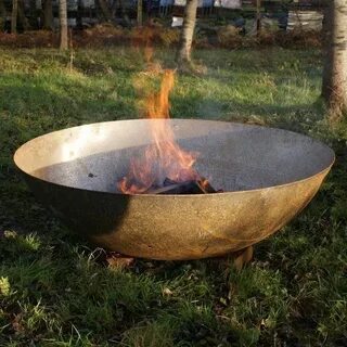 60cm Steel Bowl Dish Wood Burner/Fire Pit/Firepit/Garden Hea