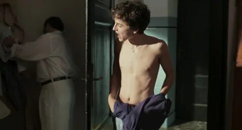 ausCAPS: Timothée Chalamet shirtless in Call Me By Your Name