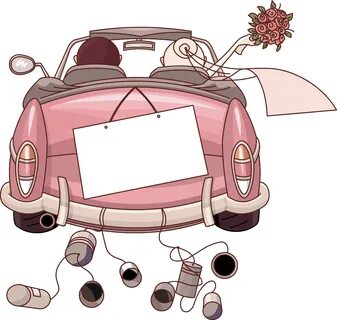 Download Car Invitation Married Just Wedding Free Clipart HQ