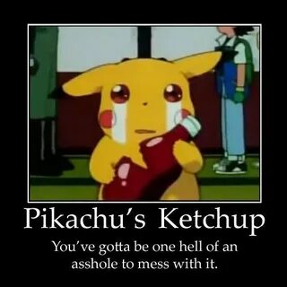 Image result for pikachu and ketchup memes Pikachu, Pokemon 