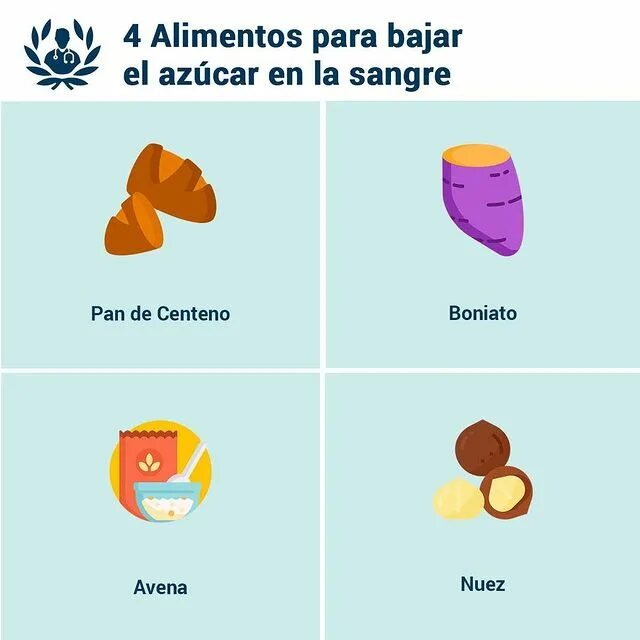 May be an image of text that says '4 Alimentos para bajar el azúcar en...