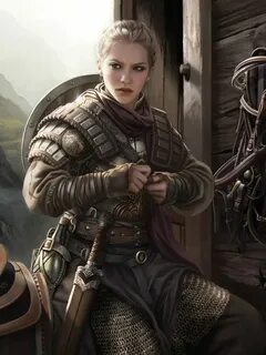 Eowyn, an art print by Magali Villeneuve in 2022 Warrior wom