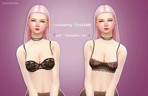 You asked me about the bralette acc which i made awhile ago for my sims but...