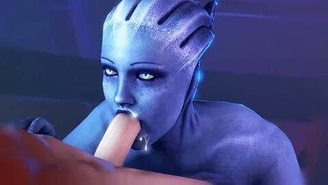 Liara :: oral (oral sex) :: gif r34 :: Mass Effect :: r34 (т