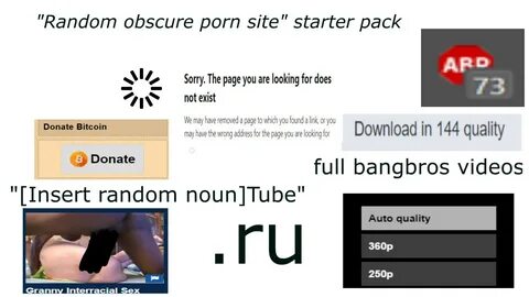 Obscure Porn Site.