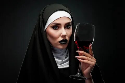Фотография маникюра Монах мейкап Вино молодые женщины рука Б