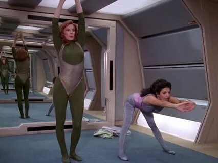 Dr Beverly Crusher and Counselor Deanna Troi 2 Star Trek Fli