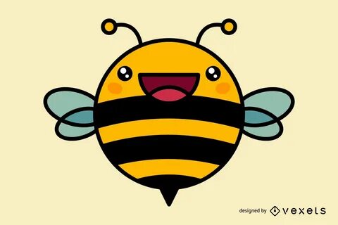 Cute Bumble Bee Svg - Layered SVG Cut File