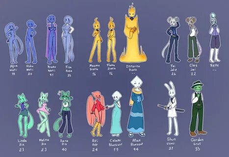 ALL THE CHARACTERS - REDUX by nekuzx -- Fur Affinity dot net