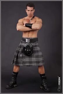 Pin on Handsome Men bare chested in Kilts