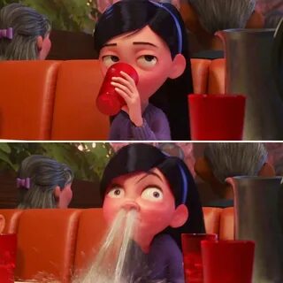 When you see the smile dog at 3am Cartoon memes, Violet parr