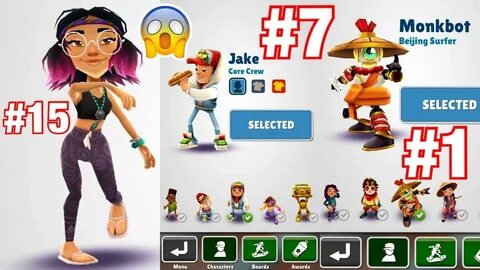 Top 15 Subway Surfers Characters Of All Time - YouTube