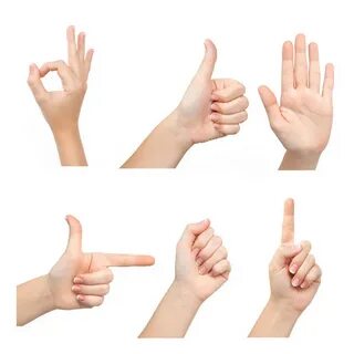 Gestures / People hand signals different gestures Custom-Des