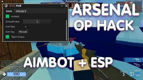 Roblox Arsenal Aimbot and ESP Arsenal OP hack/script 2021 - 