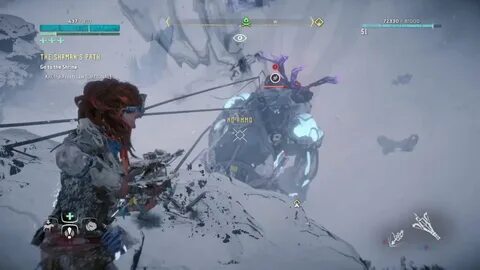 Horizon Zero Dawn - Frozen Wilds - Frostclaw Takedown - YouT